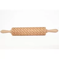 Pozostałe akcesoria kuchenne - Drewniany grawerowany wałek do ciasta Valek Gluten Free - miniaturka - grafika 1
