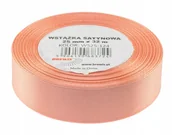 Pasmanteria - Brewis Wstążka dekoracyjna satynowa 25mm/32m łososiowa 124 - miniaturka - grafika 1