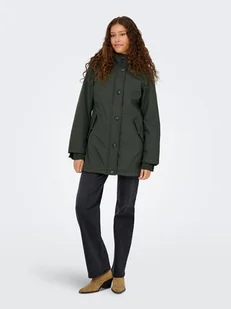 ONLY Parka puchowa w kolorze zielonym - Kurtki damskie - miniaturka - grafika 1