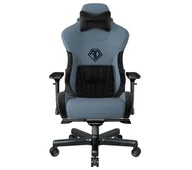 Fotele gamingowe - Anda Seat T-Pro 2 XL Gamingowy do 200kg Tkanina Niebieski - miniaturka - grafika 1