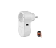 Rozgałęźniki - Inteligentne gniazdko SMART 3400W/230V Wi-Fi Tuya + USB - miniaturka - grafika 1
