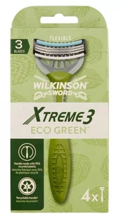 Wilkinson XTREME3 Eco Green 4SZT - Maszynki do golenia i wkłady - miniaturka - grafika 1
