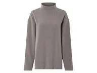 Swetry damskie - esmara® Sweter damski o wyglądzie sztruksu (Szary, M(40/42)) - miniaturka - grafika 1