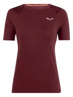 Koszulki sportowe damskie - Salewa Koszulka funkcyjna w kolorze czerwonym - miniaturka - grafika 1