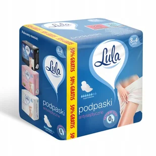 Lula Podpaski higieniczne antyseptyczne 12 sztuk - Podpaski - miniaturka - grafika 3