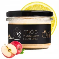 Miód - Miód z Jabłkiem i Cytryną Wielokwiatowy Produkt Polski Naturalny BONA 245G - miniaturka - grafika 1