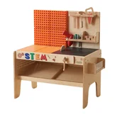 Mały majsterkowicz - MASTERKIDZ Drewniany Warsztat XXL Montessori STEM z Narzędziami - miniaturka - grafika 1