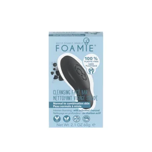 FOAMIE FOAMIE Mydła do twarzy Cleansing Face Bar Too Coal to Be True - Mydła - miniaturka - grafika 1