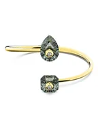 Bransoletki - Swarovski Pozłacana bransoletka z elementami ozdobnymi - miniaturka - grafika 1