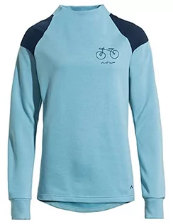 Bluzy damskie - VAUDE Damska bluza Cyclist niebieski Dolphin 40 - grafika 1