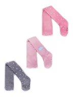 Rajstopy - YoClub, Rajstopy dziewczęce, bawełniane we wzory, 3PAK, 56/62 - miniaturka - grafika 1