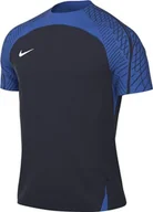Koszulki i topy damskie - Nike Krótki rękaw Soccer Top M Nk Df Strk23 Top Ss, Obsydian/Royal Blue/White, DR2276-451, L - miniaturka - grafika 1