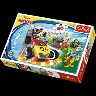 Trefl Puzzle 60el Rajd z przyjaciółmi Mickey i Raźni Rajdowcy 17322 - Puzzle - miniaturka - grafika 2