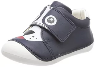 Geox Buty dziecięce B TUTIM First Walker Shoe, granatowe/białe, 23 EU, granatowy biały (navy white), 23 EU - Buty dla dziewczynek - miniaturka - grafika 1