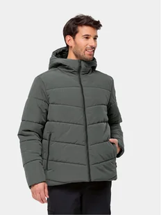 Jack Wolfskin Kurtka zimowa Karolinger Jkt 1207831 Zielony Regular Fit - Odzież trekkingowa męska - miniaturka - grafika 1