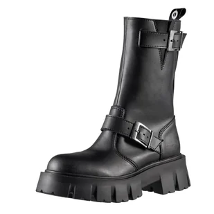 kozaczki damskie ALTERCORE czarne (MARIA VEGAN BLACK)-41 - Kozaki damskie - miniaturka - grafika 1