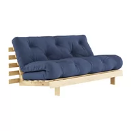 Sofy i kanapy - Niebieska rozkładana sofa 160 cm Roots – Karup Design - miniaturka - grafika 1