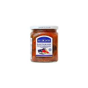 Bakłażany pikantne z przyprawami "Nizyn" 460g - Pasztet i przetwory mięsne - miniaturka - grafika 1