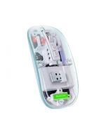 Myszki - Defender IXES MM-999 optyczna 2400dpi 2.4GHz + Bluetooth AKUMULATOR bezklikowa silent - miniaturka - grafika 1