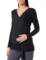 Koszulki i topy damskie - Noppies Maternity Top Pisto Nursing Long Sleeve T-shirt damski, szary melanż P806, XL - miniaturka - grafika 1