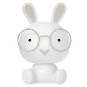 Lampy stojące - Lampka nocna dziecięca Królik 325631 Polux z funkcją RGB biała - miniaturka - grafika 1