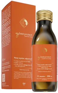 Suplement diety MyBestPharm My Best Protect 250 ml Ziołowo-waniliowy aromat (5904824651613) - Suplementy naturalne - miniaturka - grafika 1
