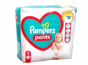 Pampers pieluchomajtki Pants rozmiar 5 28 szt. 12kg 17kg białe 5 - Pieluchy - miniaturka - grafika 1