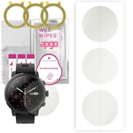 Akcesoria do smartwatchy - 3x Folia hydrożelowa MATOWA do Amazfit Stratos - apgo Smartwatch Hydrogel MATTE Protection Ochrona na ekran smartwatcha - miniaturka - grafika 1