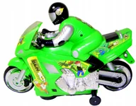 Samochody i pojazdy dla dzieci - BEN 10 FIGURKA MOTOCYKL MOTOR ŚWIATŁO DZWIĘK - miniaturka - grafika 1