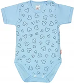 Body dla niemowląt - Body KRÓTKI rękaw 100% Myszka BŁĘKIT r 92 KLEKLE - miniaturka - grafika 1