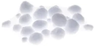 Zabawki kreatywne - Brewis Pompon białe POM04 10.15.20.25 VB8119 - miniaturka - grafika 1