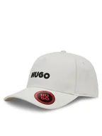 Czapki męskie - HUGO Czapka z daszkiem Jude 50533410 Biały - miniaturka - grafika 1