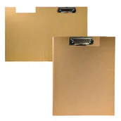 Podkładki na biurko - Deska teczka z klipem A4 zamykana podkładka ECO Natural BIURFOL - miniaturka - grafika 1