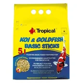 Pokarm dla ryb - Pokarm dla ryb pływający koigoldFish basic Sticks 5 l / 400 g worek Tropical - miniaturka - grafika 1