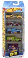 Samochody i pojazdy dla dzieci - Hot Wheels Samochodziki 5-Pak City JBJ75 - miniaturka - grafika 1