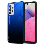 Etui i futerały do telefonów - Pokrowiec Do Samsung Galaxy A33 5G Etui w NIEBIESKO - CZARNY TPU Obudowa Case Cover Plecki Ochronny Cadorabo - miniaturka - grafika 1