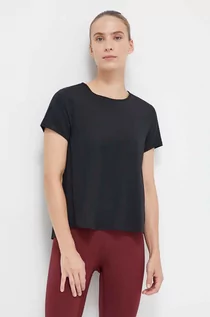 Koszulki sportowe damskie - Casall t-shirt treningowy Technical kolor czarny - grafika 1