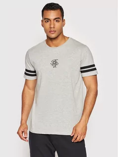 Koszulki męskie - Brave Soul T-Shirt MTS-69KOSTAS Szary Regular Fit - grafika 1