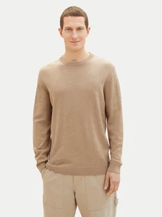 Tom Tailor Sweter 1038426 Beżowy Regular Fit - Swetry męskie - miniaturka - grafika 1