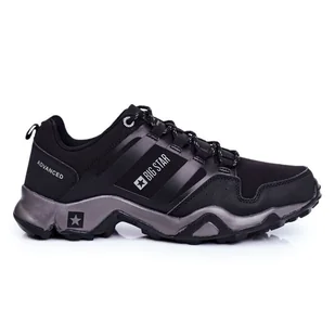 Trekkingowe Męskie Buty Big Star Outdoor Czarne GG174269 - Buty trekkingowe męskie - miniaturka - grafika 1