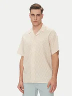 Koszule męskie - Jack&Jones Koszula Luke 12277185 Beżowy Relaxed Fit - miniaturka - grafika 1