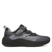Buty dla chłopców - Sneakersy Skechers Microspec Advance- 403926L/BKSL Czarny - miniaturka - grafika 1
