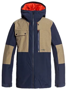 Quiksilver Kurtka narciarska "Tamarack" w kolorze beżowo-granatowym - Kurtki narciarskie - miniaturka - grafika 1