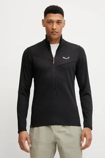 Salewa bluza outdoorowa Puez Cammino męska kolor czarny gładka 00.0000029096 - Bluzy męskie - miniaturka - grafika 1