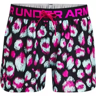 Spodnie i spodenki dla dziewczynek - Spodenki krótkie dziewczęce Under Armour Play Up Printed Shorts - miniaturka - grafika 1