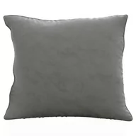 Poszewki na poduszki - 2x Dekoracyjne Aksamitne poszewki na poduszki 40x40 cm w kolorze szarym - Do salonu sypialni sofy łóżka biura kawiarni lub poczekalni - miniaturka - grafika 1