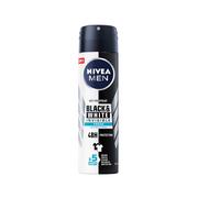 Dezodoranty i antyperspiranty męskie - Nivea Antyperspirant Men Invisible for Black & White Fresh 48 h w sprayu 150 ml - miniaturka - grafika 1