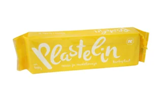 Plastelina żółta 500g KARBON - Masy plastyczne - miniaturka - grafika 1