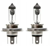 Żarówki samochodowe - 2x ŻARÓWKA Clear H4 12V 60/55W E4 KOMPLET - miniaturka - grafika 1