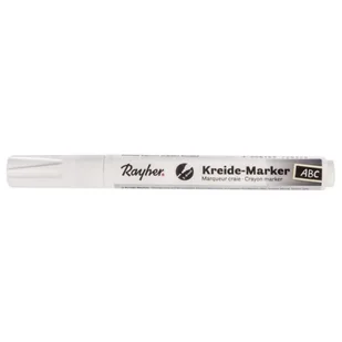 Marker kredowy, biały, końcówka ścięta 2-6 mm, saszetka z zakładkami 1 szt. - Kreda - miniaturka - grafika 1